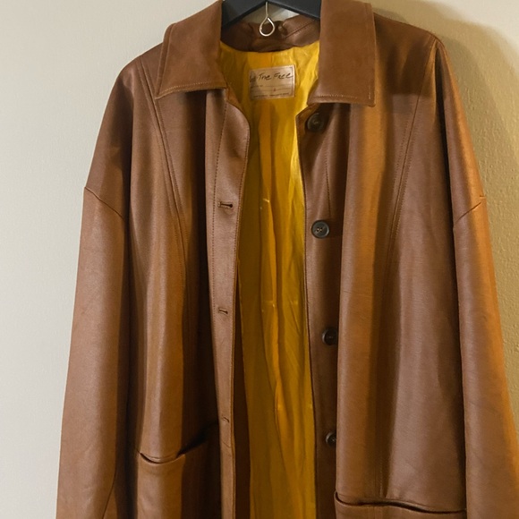 NEW FREE PEOPLE SUEDE TRENCH COAT - Picture 5 of 5